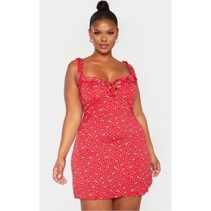 PLT Plus Ditsy Floral dress